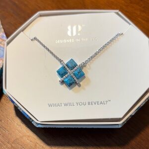 Classic Moments Necklace, December 2023 Birthday Collection, Turquoise Magnesite